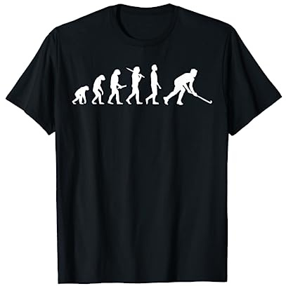 Hockey Evoluzione Regalo Per Giocatori Di Hockey Maglietta