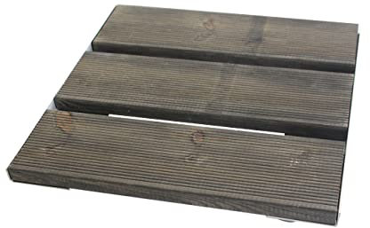 Pflanzenroller Exklusiv EH280 bis 280kg Blumenroller Untersetzer hochwertig (400x400mm, anthrazit/grau)