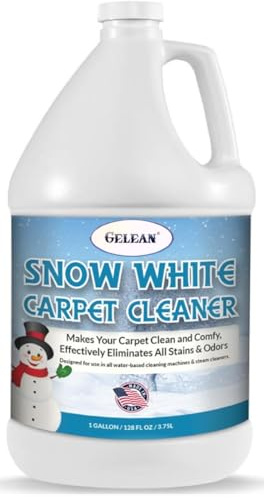 GELEAN Carpet Cleaner Shampoo - MADE IN USA - Concentrate Carpet Cleaner & Deodorizer - Pet Stain And Odor Remover - Rug Extracting Shampoo, Upholstery, and Machine Use - Fresh Scent (128 Fl Oz)