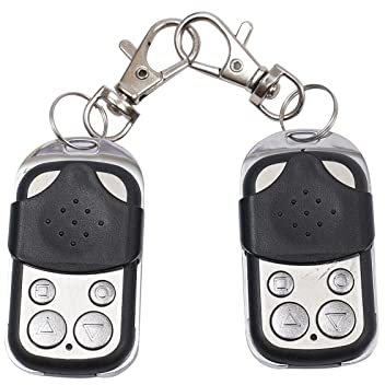 DSYOGX 2pcs Fernbedienung 318MHz Funksteuerung Garagentor Torantrieb Schiebetor Roller für Schiebetorantrieb Schiebetor Antrieb Toröffner Hardware