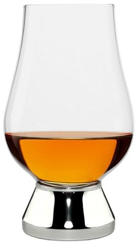 English Pewter Company Glencairn Whisky Glass 200ml with Pewter Base [WGP020]