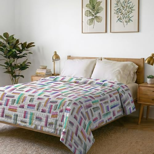 Fantasy Couette d’été imprimé, Rembourrage en Polyester, Multicolor, 260x270cm