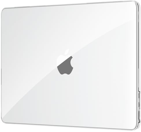 EooCoo Kompatibel mit MacBook Air M5 13 Zoll 2026 Hülle M4 M3 M2 2025-2022 Mac Book 13,6 Case A3449 A3240 A3113 A2681 Cover Ultradünnes Transparent Hart Schutzhülle - Kristall Klar