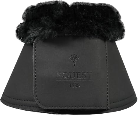 EQuest Hufglocke Air Flow Mesh 2.0, 2er Set, schwarz, L/Full - schützt den Hufballen des Pferdes