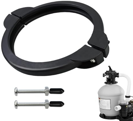 Generisk PVC poolfilter klämring pumpklämma spännring poolpump filter spännring klämhylsa sandfilter klämma ersättning klämring hållbar poolklämma krage del