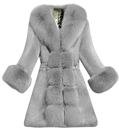 Cappotto in pile da donna lungo taglie grandi, cappotto di transizione con colletto in pelliccia sintetica scollo a V giacca in stile teddy patchwork giacca in pelliccia sintetica giacca invernale