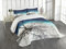 ABAKUHAUS Schwemmholz Tagesdecke Set, Seascape Thema Schwemmholz, Set mit Kissenbezug Feste Farben, für Einzelbetten 170 x 220 cm, Türkis und blau