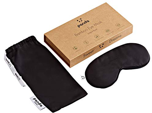 Panda Bamboo Eye Mask (Eclipse Black)