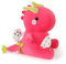 shownicer Plüschtier Dinosaurier Kuscheltier Stofftier Kawaii Dino Plüsch Kissen Spielzeug Plüschsaurier Wurfkissen Schmusetier Geschenk für Kinder Mädchen 12+ Jahre (Rot, 25cm)