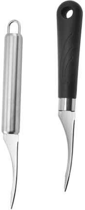 WATIIFUFU 2 Pz Tagliafili per Gamberetti Sguscia Gamberi Sviluppatore di Gamberi Cracker Ai Frutti di Mare Pulitore di Gamberetti Strumento di Aragosta Gadget da Cucina Acciaio Inossidabile