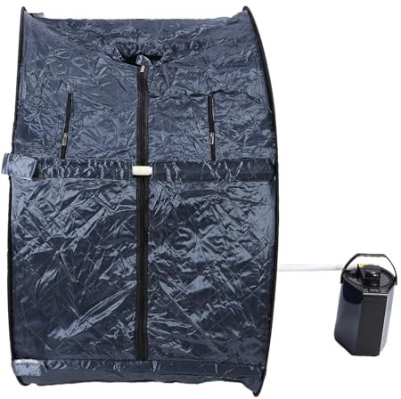 Comodo Kit Spa Sauna a Vapore Personale con Timer 90 Minuti Potente Generatore di Vapore per Il Rilassamento a Casa (Plug 220v)