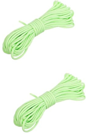 NUOBESTY Glow Dark Rope Bundle Professional Tent Fixing Tool for Camping Outdoor Activities DIY Projects Rope Multi Purpose Survival Use