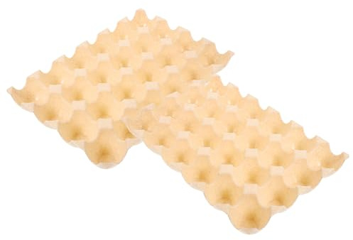 Yardenfun Scatola per Uova Riutilizzabile 24 Posti Beige Contenitore Vuoto per Uova Grandi e Piccole Vassoio per Conservazione e Trasporto in Frigorifero Organizer Pratico Riutilizzabile