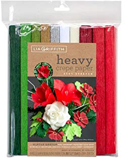 Lia Griffith LIA Crepe PAPR 10PKG WNTR GARDN, Winter Garden, One Size