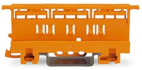 WAGO® monteringsadapter, serie 221 – 4 mm², för montering på TS 35, orange, 221–510, (10 stycken)
