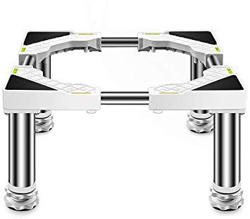 Anti-Noise Washing Machine Base Machine Base Stand Refrigerator Holder Bracket 17.71-25.59in Adjustable Washing Stand for Tumble Dryers Cookers Fridges Freezers (4/8/12feet)(4 feet29-32cm)