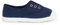 Pisamonas Zapatillas Lona Punta Goma Sin Cordones Talla 29 Color Azul Oscuro