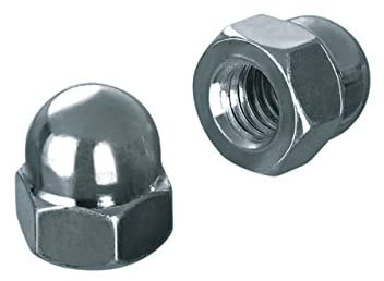 Tuerca de sombrerete hexagonal inoxidable (M5).