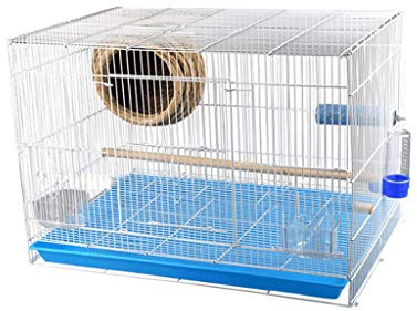Bird Cage Large Size Bird Cage Pigeon Bird Budgie Bird Villa 3 Foldable Bird Cage Bird Cages (Size : Small)