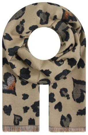 Majea Damenschal Winterschal Strickschal Damen Schal (880043) (beige 4)