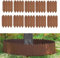 Bordure de jardin en plastique de 2 m, bordure paysagère, terrasse, allée, parterre de fleurs, clôture
