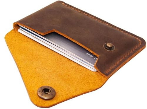 Vintage Kreditkartenetui mit Klappe,Card Wallet,Mini-Münze Kartenhalter Brieftasche,Visitenkartenetui Flip-Stil,Slim Kartenhalter,Slim Kartenhalter für Business Card Holder Wallet,Elegantes Kartenetui