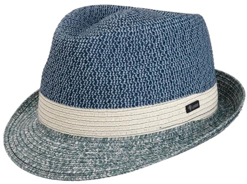 CAPPELLISHOP Livasca Cappello Trilby Tessuto Prodotto in Italia Unisex Primavera Estate