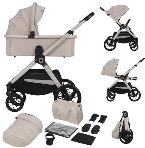 LIONELO Layla Passeggino 2 in 1 con Navicella dalla Nascita a 48 Mesi