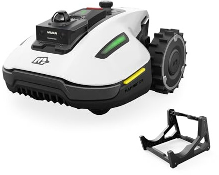 MAMMOTION YUKA Mini 2 800 LiDAR Robot Cortacésped sin Cable Perimetral, hasta 800㎡, LiDAR de 360° + Visión por IA, Reconocimiento de más de 300 Obstáculos, Modo DropMow