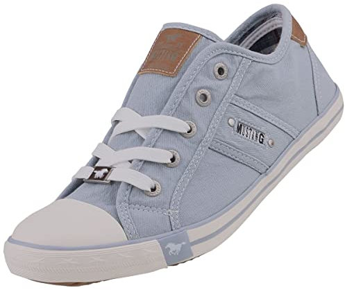Mustang Damen 1099-310-896 Sneaker, eisblau, 37 EU