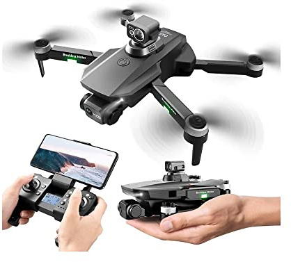 LUXWALLET RYZE X Dodge - Drone GPS WiFi 5Ghz - Sistema di ostacoli laser LAOS - Funzione di ritorno - Telecamera Full HD 1080P - Nero