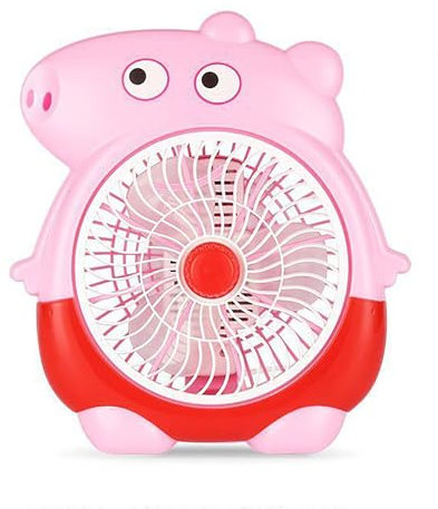 ZNBO Desk Fan, Small USB Desk Fan Silent, 2 Speeds Portable Personal Desktop Fan, Adjustment Mini Fan, Quiet Operation for Home,Office,School and Outdoor,Red