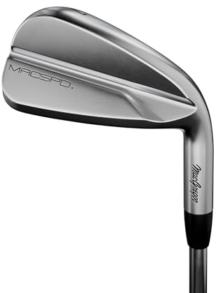 MacGregor Golf MACSPD Iron Set (5-PW), Satin, Steel Shaft, Mens Right Hand (Stiff)