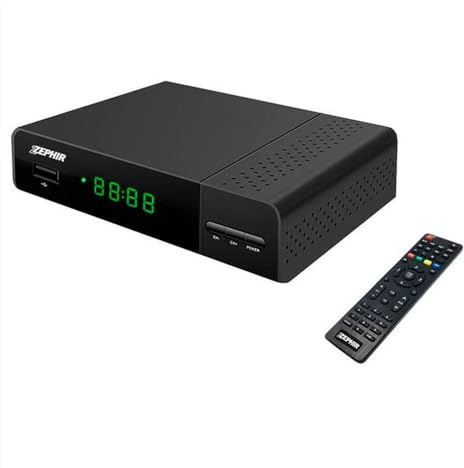 TNT Récepteur HD 1080p, DVB-T2, compatibilité H.265-HEVC, Sortie HDMI, péritel et USB, idéal pour Profiter du Signal numérique Haute définition.