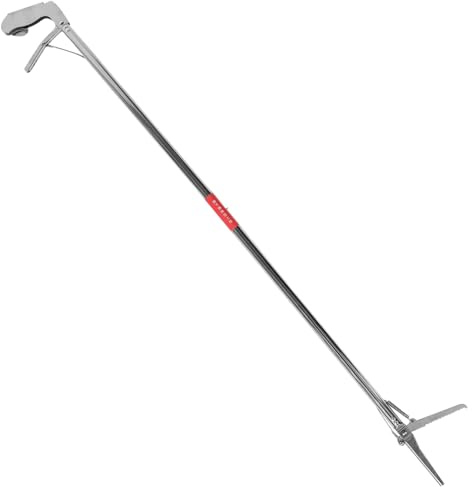 Mobestech Stainless Steel Snake Catcher Clip Folding Tool Snake Catcher Clamp for Outdoor Garden Zoo Use