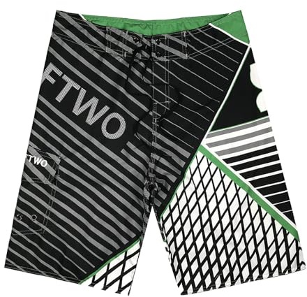 Generisch Bañador para hombre, de secado rápido, con cremallera, 2 en 1, compresión, deporte, natación, playa, A20
