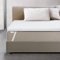 The White Stone Matratzen Topper und antimykotisch 200x220cm Memory Foam H3 | Orthopädische Matratzentopper, belüftet | Matratzenauflage 6 cm | Gepolstert, mit abnehmbarem Bezug
