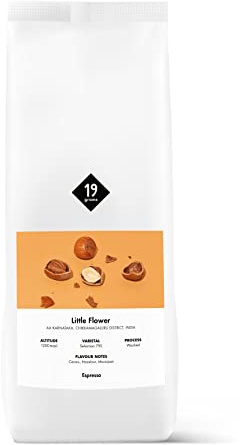 Indien Little Flower Espresso | 1kg ganze Bohne | fair & nachhaltig | frisch geröstet | 100% Arabica Kaffeebohnen | specialty coffee | 19grams Kaffeerösterei