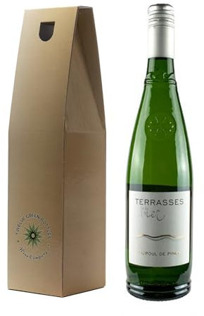 Twelve Green Bottles | Picpoul De Pinet Terrasses de la Mer 75cl In Branded Gift Box | 13% ABV