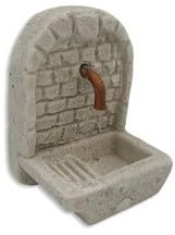 Fontana con lavatoioi - Accessori per Presepi