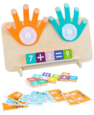 Utbildningsspel för förskolor (2–4 år): pedagogiskt manipulerbart matematiskt material, räknande kuber, Montessori-spel för pojkar/flickor (3–5 år) – födelsedagspresenter