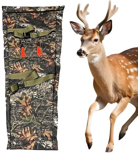 Eoixuqba Distributeur automatique de nourriture pour maïs de cerf | Équipement de chasse étanche avec sangle de transport réglable | Sac de nourriture pour animaux sauvages | Pour animaux sauvages