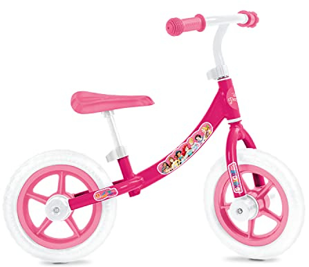 Mondo Toys - Princess Balance Bike - biciletta senza pedali per bambini - peso fino a 25 Kg. - colore bianca/rosa - 28500