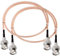 Superbat BNC RG316 Male to Male 50ohm Coax Extension Cable 60cm BNC Patch Lead for Radio Scanner, CB/Ham Radio, Antenna/Spectrum Analyzer, Surveillance Camera, Test Devices 2Pcs