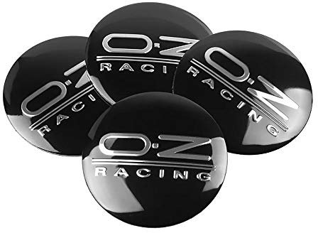 4 Stück Logo Aufklebern Radnabenkappen Nabendeckel, für O.Z OZ Racing 56.5mm Auto Felgendeckel Zubehör Zierdeckel Emblem Abzeichen Accessoires
