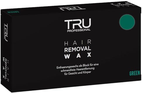 Tru Enthaarungswachs Block Green - Empfindliche Haut In Aluschale 500ml