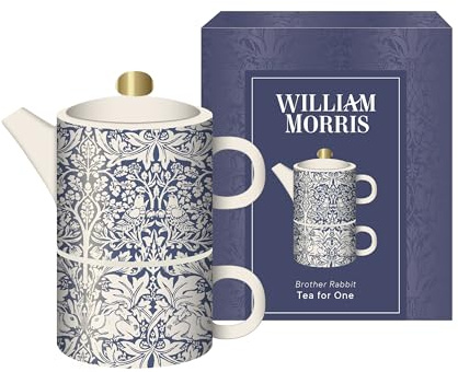 William Morris Br Rabbit Tea for One Ceramic Teapot and Cup Set