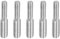 PATIKIL M3xM4x20mm Bullone a Doppia Estremità Filettata Vite Prigioniera, 5pz Acciaio Inossidabile 304 Adattatore Riduttore Filettato per Ferramenta per Mobili