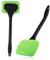 Eleutheromania 2 pièces Longue poignée Outil de Nettoyage de Pare-Brise Lave-vitre Nettoie efficacement Le Verre Automobile (Vert)