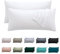 Nesture Kissenbezug 30 x 50 2er Set - kopfkissenbezug 30x50 cm Weiß, 100% Mikrofaser kissenbezüge mit Reißverschluss, Weich und Bügelfrei